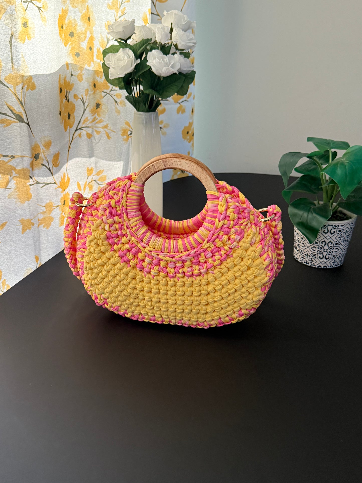 Half Moon Bag Crochet